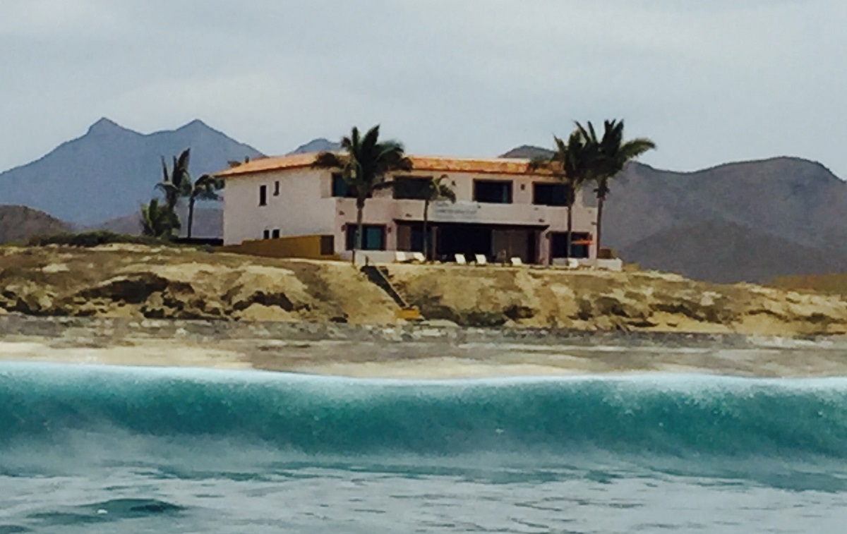 Cerritos Beach Inn from the Ocean